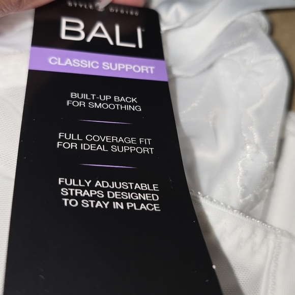 Bali Classic Support Full Coverage Fit Smoothing Bra SIZE 44C NWT - Picture 11 of 11